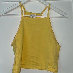 H&M yellow tank top